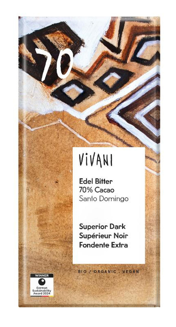 Produktfoto zu Schokolade Edel Bitter 70 %