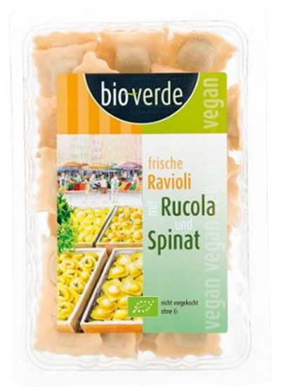 Produktfoto zu Frische Ravioli mit Rucola und Spinat