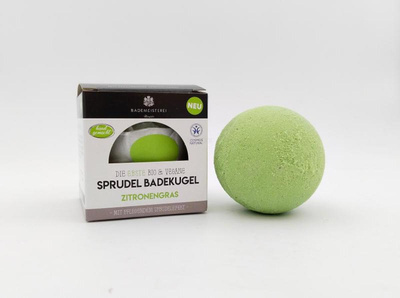 Produktfoto zu Sprudel Badekugel Zitrone
