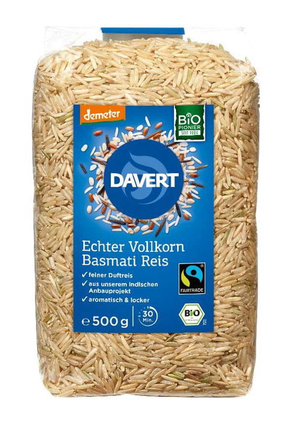Produktfoto zu Echter Basmati Reis braun