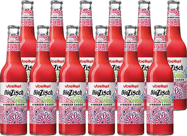 Produktfoto zu BioZisch Himbeer-Cassis Kasten