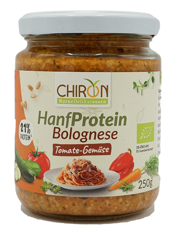 Produktfoto zu HanfProtein Bolognese Tomate-Gemüse