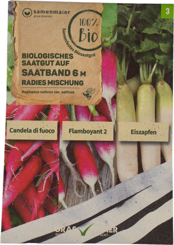 Produktfoto zu Saatband Radies Mischung