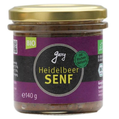 Produktfoto zu Heidelbeer-Senf mit Bärlauch