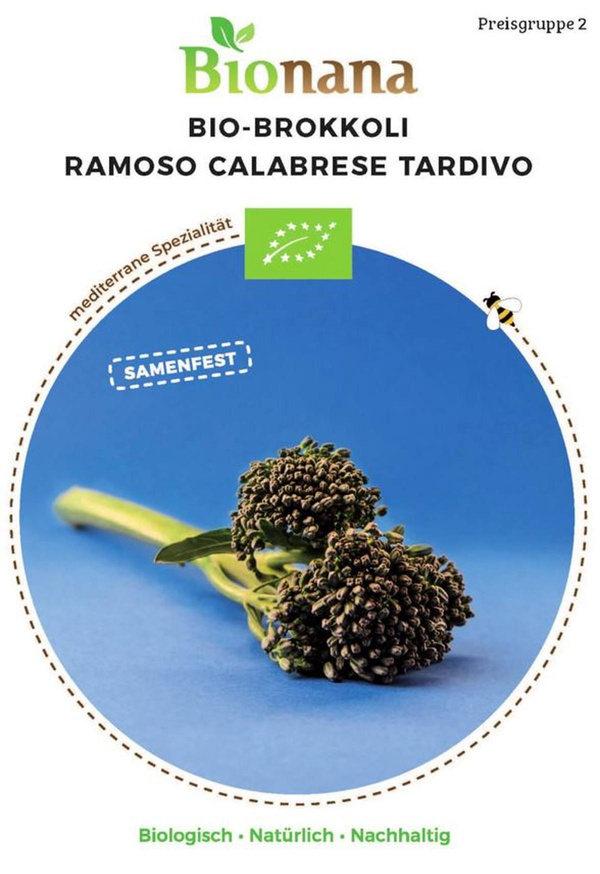 Produktfoto zu Saatgut Brokkoli Ramoso Calabrese