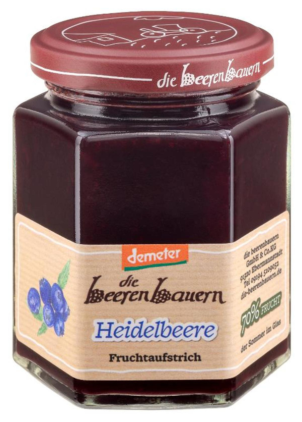 Produktfoto zu Fruchtaufstrich Heidelbeere