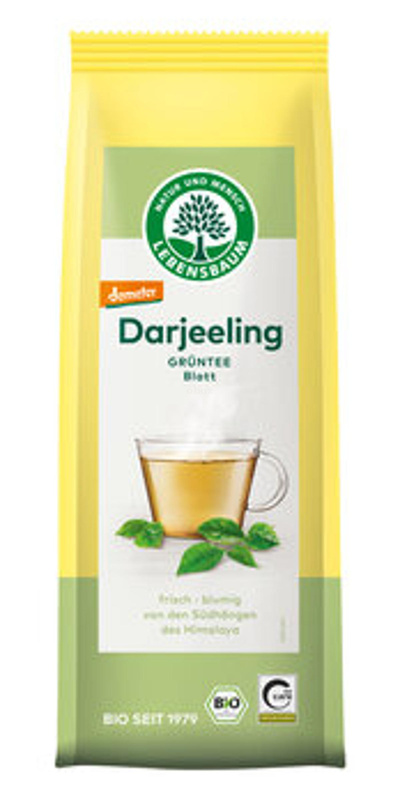 Produktfoto zu Grüntee Darjeeling Blatt