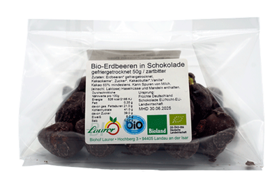 Produktfoto zu Erdbeeren in Schokolade
