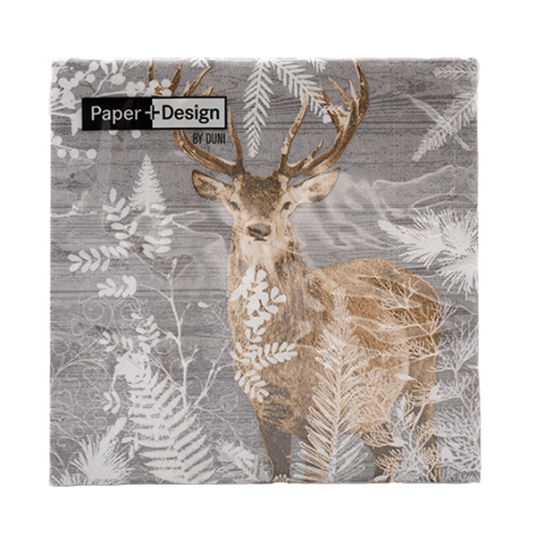 Produktfoto zu Cocktailservietten Hirsch