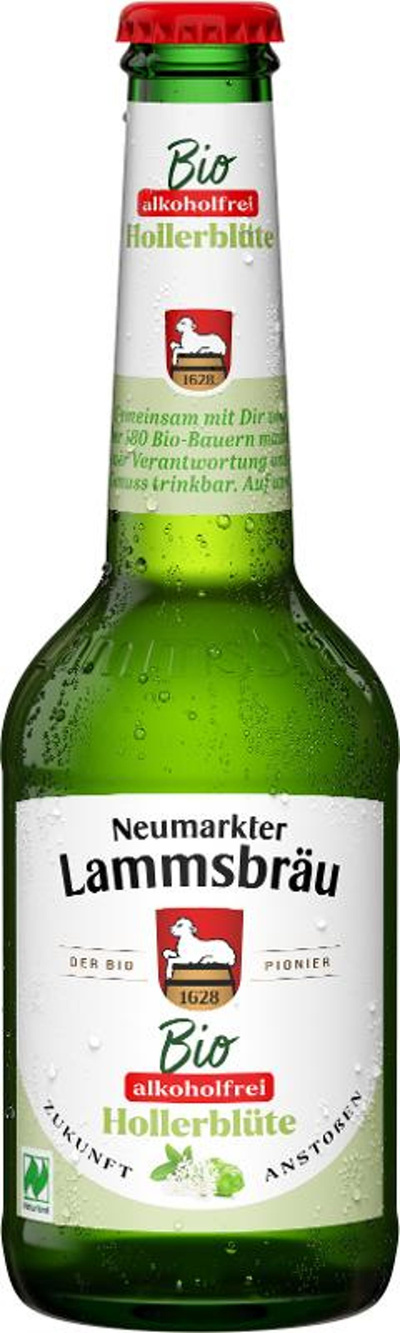 Produktfoto zu Lammsbräu alkoholfrei & Hollerblüte 0,33 l