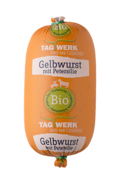 Produktfoto zu Gelbwurst mit Petersilie
