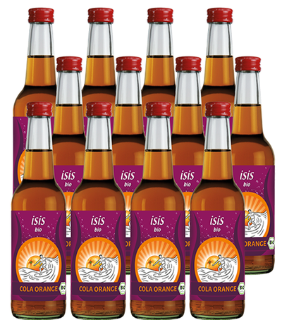 Produktfoto zu ISIS Cola-Orange 12 x 0,33 l