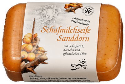 Produktfoto zu Schafmilchseife Sanddorn