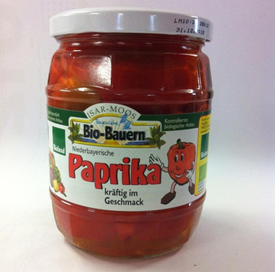 Produktfoto zu Paprika Rot eigelegt