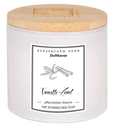 Produktfoto zu Duftkerze Vanille-Zimt