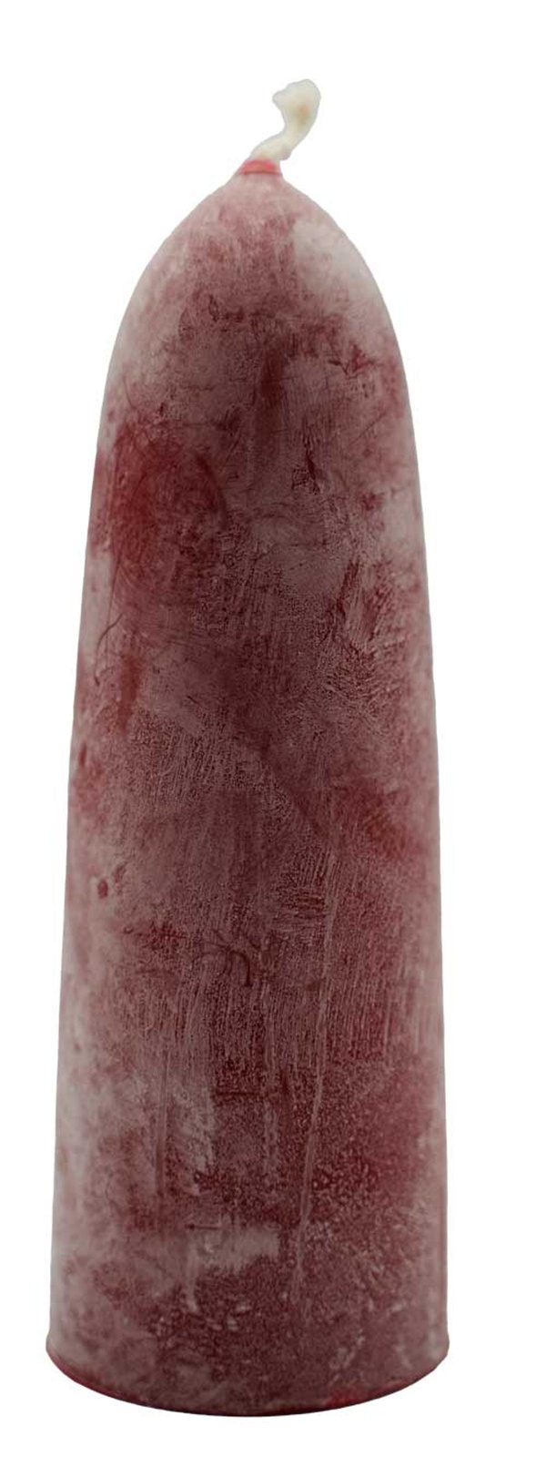 Produktfoto zu Dicke Kerze rot aus Höhenberg