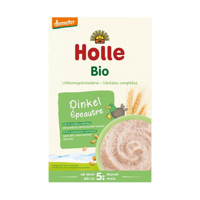 Produktfoto zu Vollkorn Getreidebrei Dinkel