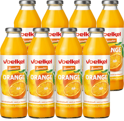 Produktfoto zu Orangensaft 8 x 0,5 l