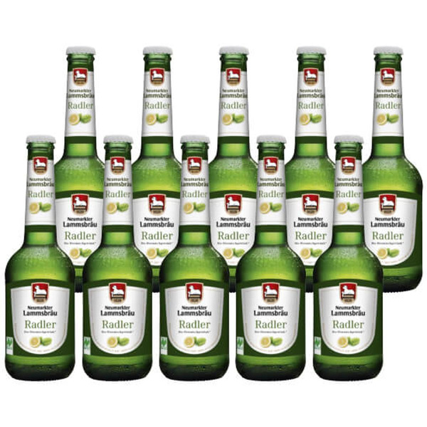 Produktfoto zu Lammsbräu Radler klein 10 x 0,33 l