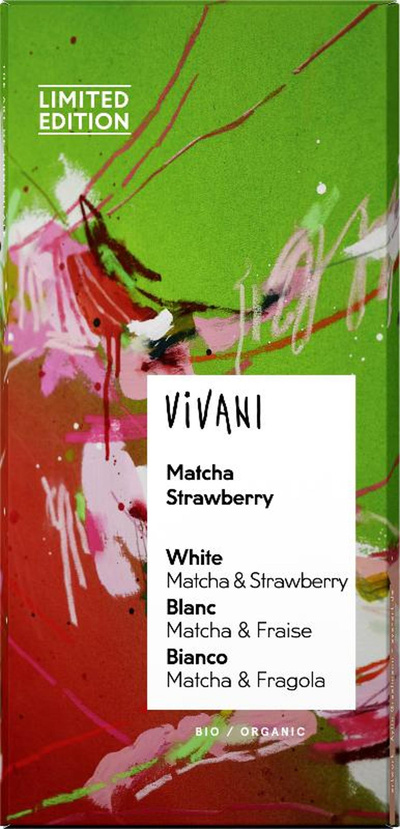 Produktfoto zu Matcha Strawberry Schokolade