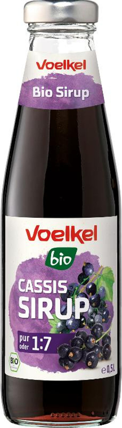 Produktfoto zu Sirup Cassis 0,5 l