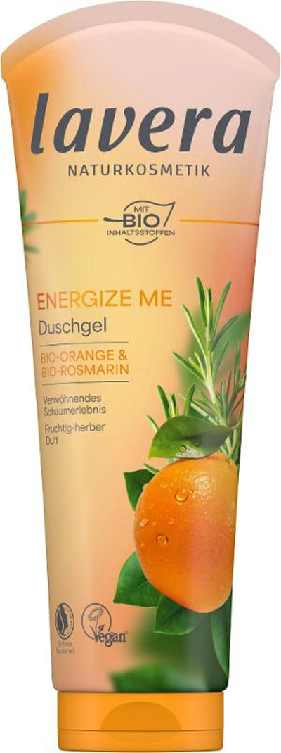 Produktfoto zu Duschgel Energize me Bio Orange & Bio Rosmarin