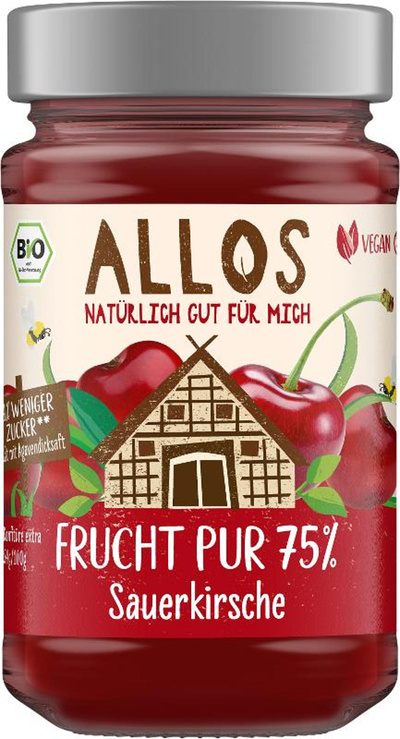 Produktfoto zu Frucht PUR Sauerkirsche