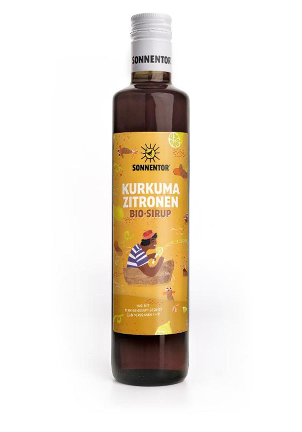 Produktfoto zu Kurkuma-Zitronen-Sirup 0,5 l