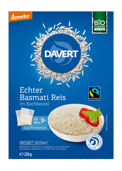 Produktfoto zu Basmati Reis Kochbeutel