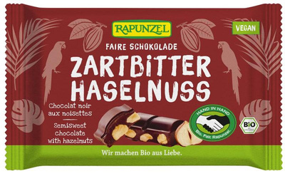 Produktfoto zu Schokolade Zartbitter mit Nuss