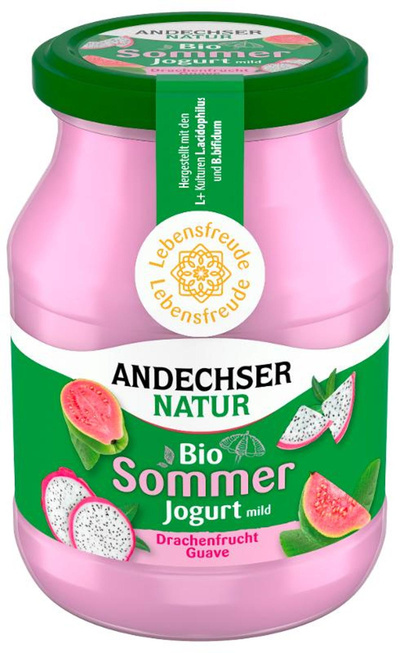 Produktfoto zu Joghurt Glas Drachenfrucht Guave