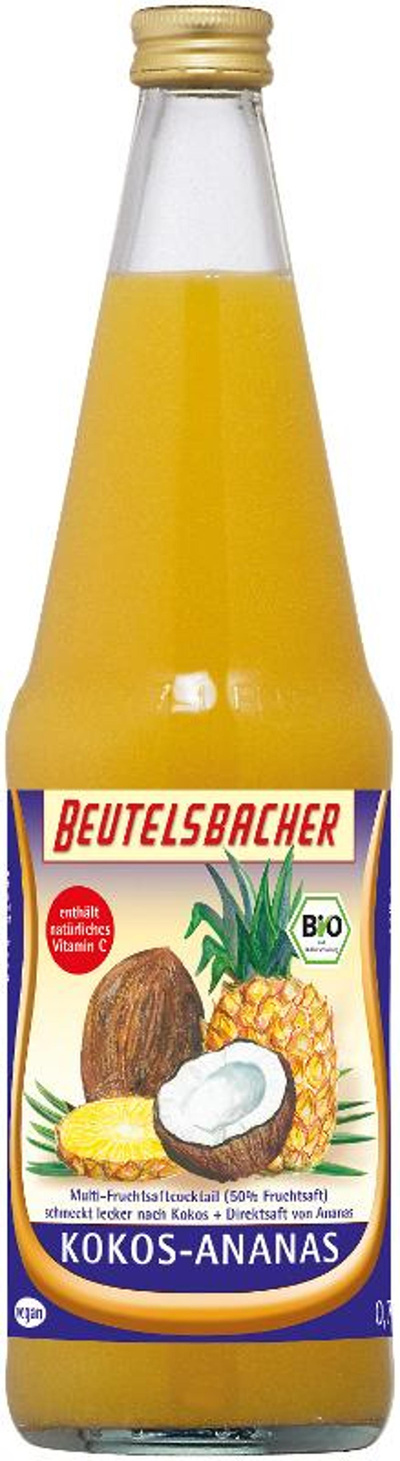 Produktfoto zu Kokos-Ananas-Saft 0,7 l
