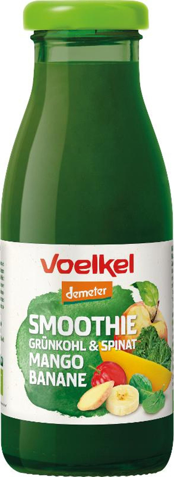 Produktfoto zu Grüner Smoothie Mango-Grünkohl-Spinat 0,25 l