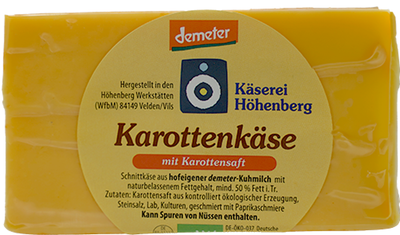 Produktfoto zu Höhenberger Karottenkäse