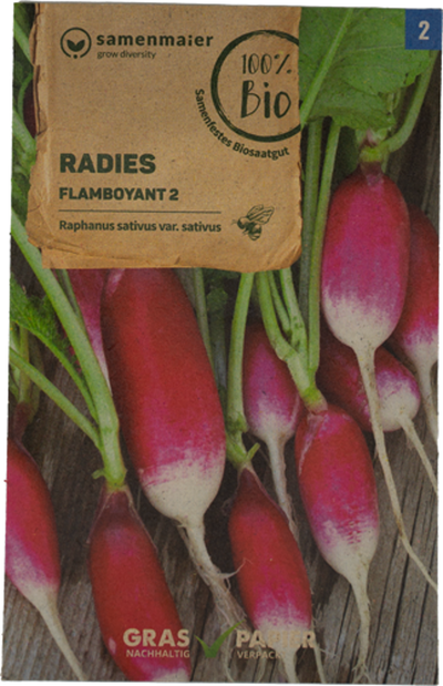 Produktfoto zu Saatgut Radies Flamboyant 2