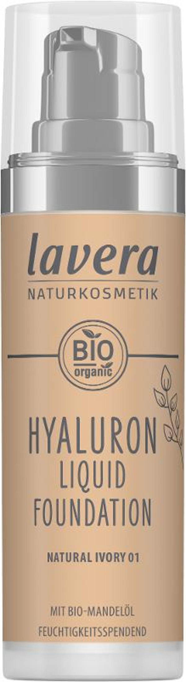 Produktfoto zu Hyaluron Liquid Foundation Natural Ivory 01