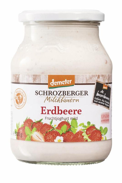 Produktfoto zu Joghurt Glas Erdbeere