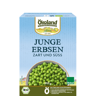 Produktfoto zu Junge Erbsen zart & süß