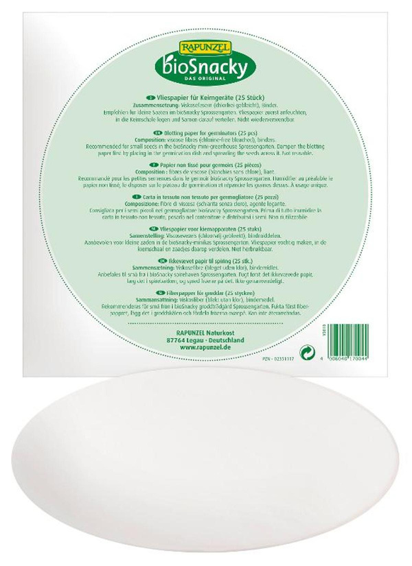 Produktfoto zu Vliespapier Sprossengarten