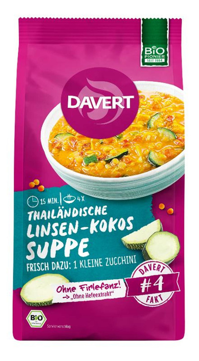 Produktfoto zu Thailändische Linsen-Kokos-Suppe