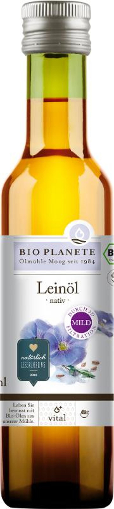 Produktfoto zu Leinöl nativ (3D-Filtration)