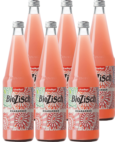 Produktfoto zu BioZisch Rhabarber 6 x 0,7 l