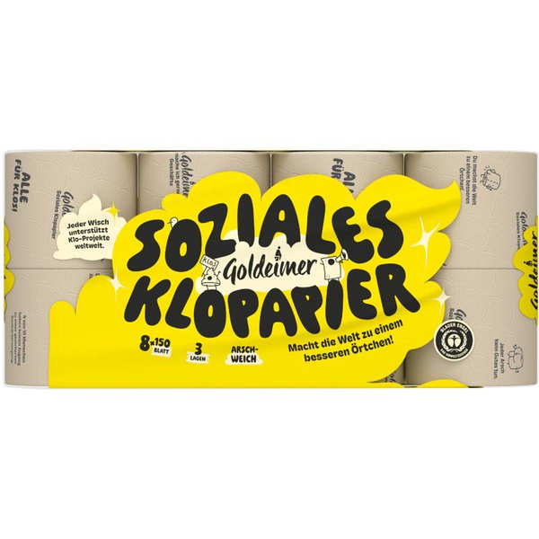 Produktfoto zu Goldeimer Toilettenpapier
