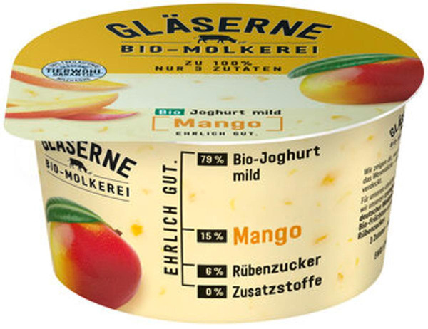 Produktfoto zu Joghurt pur Mango