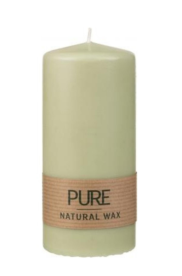 Produktfoto zu Stumpenkerze softgrün