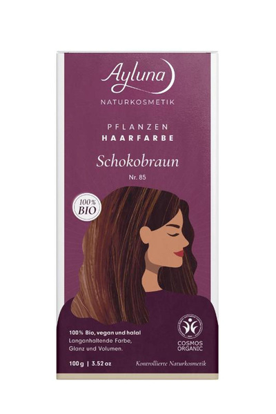 Produktfoto zu Pflanzenhaarfarbe Schokobraun