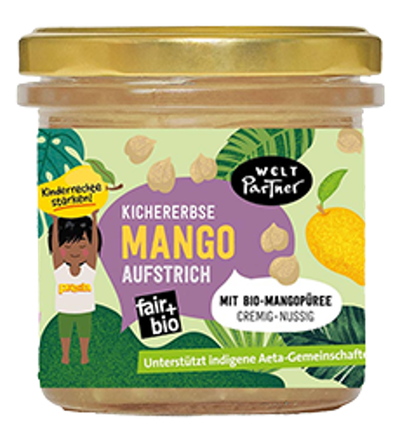 Produktfoto zu Kichererbse Mango Aufstrich