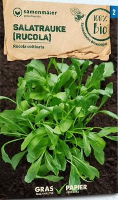 Produktfoto zu Saatgut Salatrauke Rucola