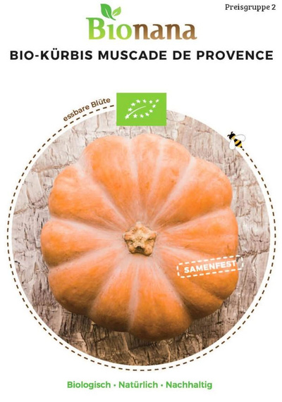 Produktfoto zu Saatgut Kürbis Muscade de Provence