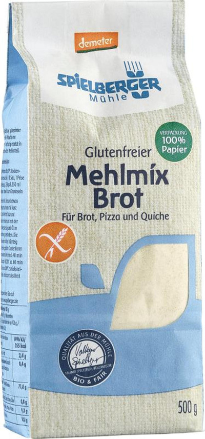 Produktfoto zu Mehlmix Brot glutenfrei für Brot Pizza und Quiche
